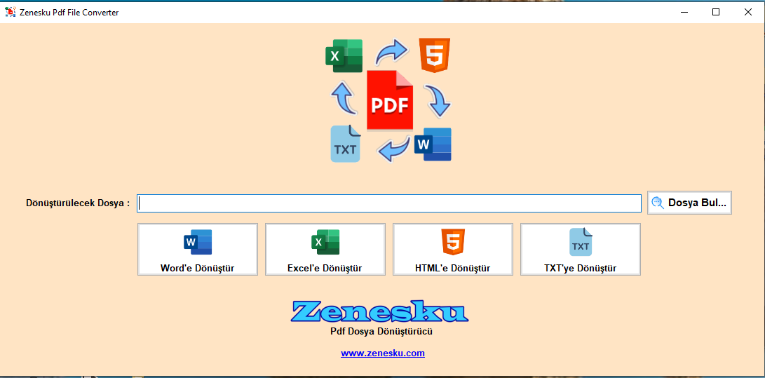 Zenesku Pdf Dönüştürücü Görseli